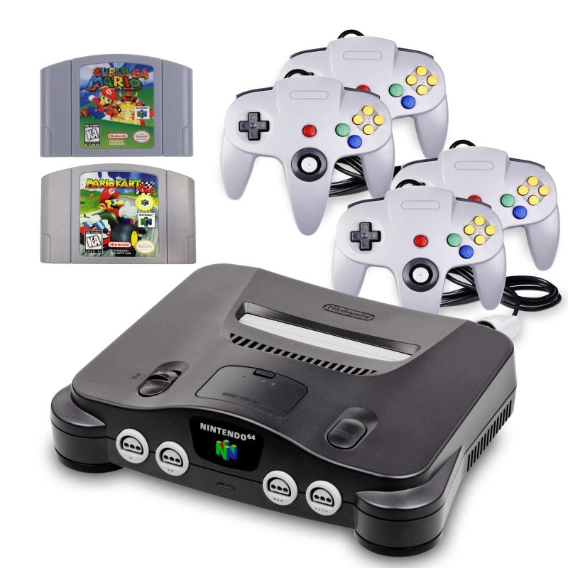 Nintendo 64 Console: Mario Kart 64 & Super Mario 64