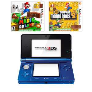 Nintendo 3DS Console: Super Mario 3D Land & New Super Mario Bros 2