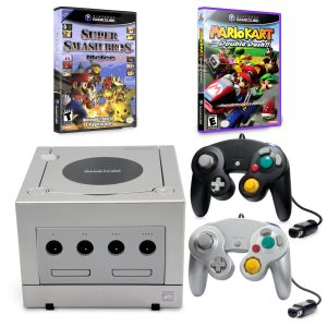 Nintendo Gamecube Console: Super Smash Bros Melee & Mario Kart Double Dash