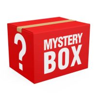 Mystery Box isolated on white background. 3D render