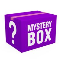 Mystery Box isolated on white background. 3D rende